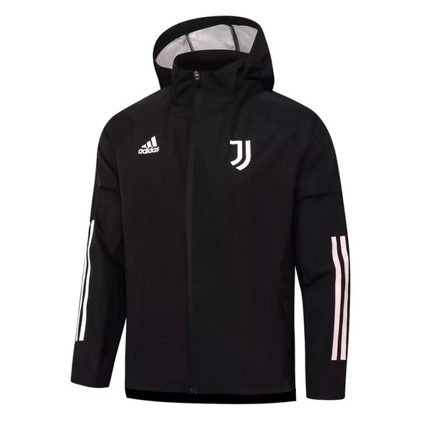 Rompevientos Juventus 2020-2021 Negro Blanco